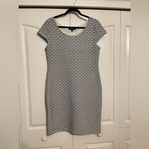 Black and White Patterned Dress